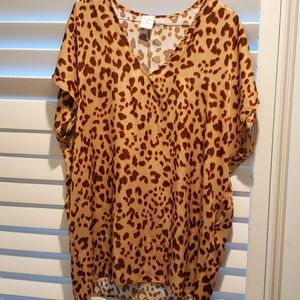 By Together animal print top/dress